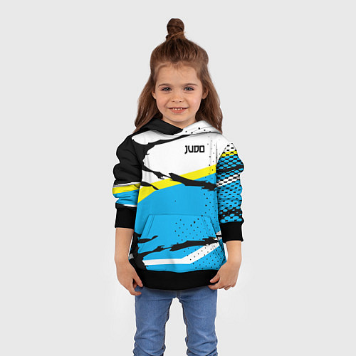 Детская толстовка Judo / 3D-Черный – фото 4