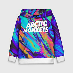 Толстовка-худи детская ARCTIC MONKEYS, цвет: 3D-белый