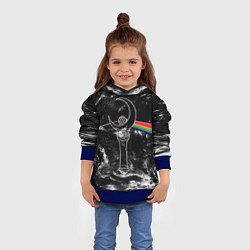Толстовка-худи детская Dark Side of the Moon Stick, цвет: 3D-синий — фото 2