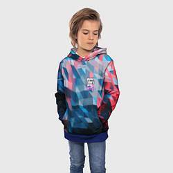 Толстовка-худи детская GTA S, цвет: 3D-синий — фото 2