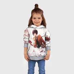 Толстовка-худи детская Дазай, цвет: 3D-меланж — фото 2