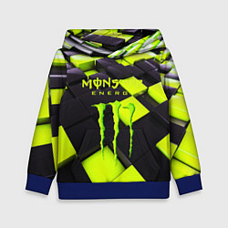 Толстовка-худи детская MONSTER ENERGY, цвет: 3D-синий