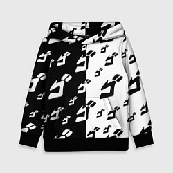 Толстовка-худи детская JoJo Bizarre Adventure, цвет: 3D-черный