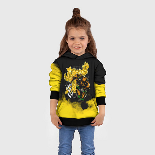 Детская толстовка JoJo Bizarre Adventure / 3D-Черный – фото 4