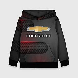 Толстовка-худи детская CHEVROLET, цвет: 3D-черный