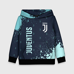 Толстовка-худи детская JUVENTUS ЮВЕНТУС, цвет: 3D-черный