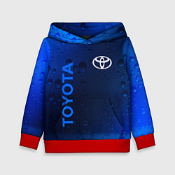 Толстовка-худи детская TOYOTA ТОЙОТА, цвет: 3D-красный