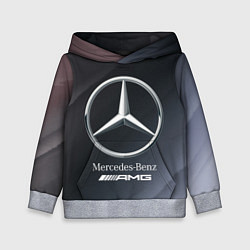 Толстовка-худи детская MERCEDES МЕРСЕДЕС, цвет: 3D-меланж