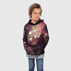 Толстовка-худи детская The World Is Yours, цвет: 3D-меланж — фото 2