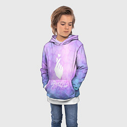 Толстовка-худи детская Stray Kids, цвет: 3D-белый — фото 2