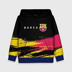 Толстовка-худи детская BARCELONA БАРСЕЛОНА, цвет: 3D-синий