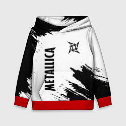 Толстовка-худи детская METALLICA МЕТАЛЛИКА, цвет: 3D-красный