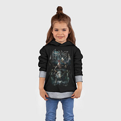 Толстовка-худи детская АРИЯ, цвет: 3D-меланж — фото 2