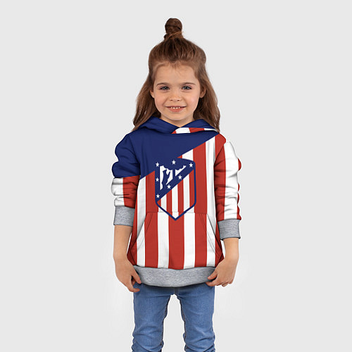 Детская толстовка Atletico Madrid / 3D-Меланж – фото 4