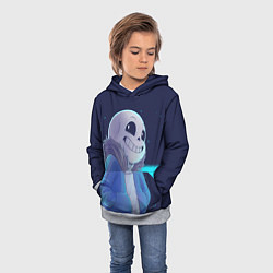 Толстовка-худи детская UNDERTALE, цвет: 3D-меланж — фото 2