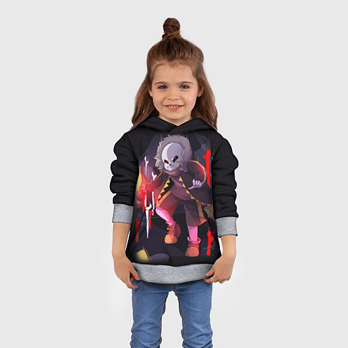 Детская толстовка UNDERTALE / 3D-Меланж – фото 4
