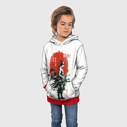 Толстовка-худи детская ONE PIECE ZOHO SAMURAI, цвет: 3D-красный — фото 2