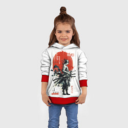 Толстовка-худи детская ONE PIECE ZOHO SAMURAI, цвет: 3D-красный — фото 2