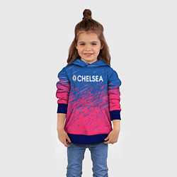 Толстовка-худи детская Chelsea Челси, цвет: 3D-синий — фото 2