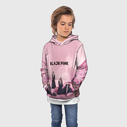 Толстовка-худи детская BLACKPINK x PUBG, цвет: 3D-белый — фото 2