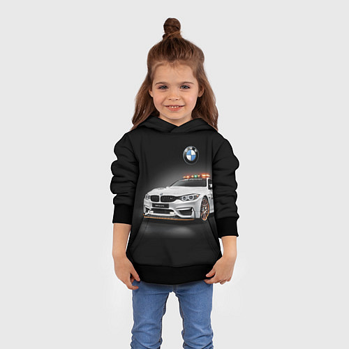 Детская толстовка Safety car / 3D-Черный – фото 4