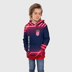 Толстовка-худи детская БАВАРИЯ, цвет: 3D-красный — фото 2