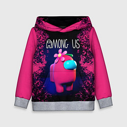 Толстовка-худи детская AMONG US, цвет: 3D-меланж