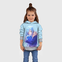 Толстовка-худи детская Slime, цвет: 3D-меланж — фото 2