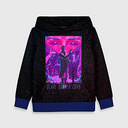Толстовка-худи детская Бегущий по лезвию, цвет: 3D-синий