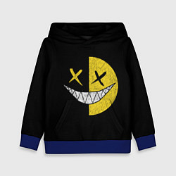Толстовка-худи детская SMILE, цвет: 3D-синий