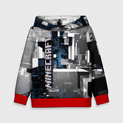 Толстовка-худи детская Minecraft, цвет: 3D-красный