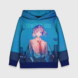 Толстовка-худи детская Tower of god Khun Aguero, цвет: 3D-синий