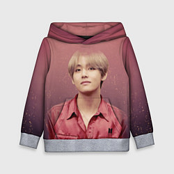 Толстовка-худи детская BTS, цвет: 3D-меланж