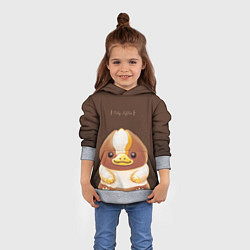 Толстовка-худи детская Baby Chocolate Niffler, цвет: 3D-меланж — фото 2