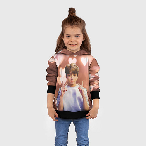Детская толстовка JUNGKOOK BTS / 3D-Черный – фото 4