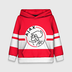 Толстовка-худи детская AJAX AMSTERDAM, цвет: 3D-белый