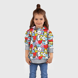 Толстовка-худи детская BT21 BTS, цвет: 3D-меланж — фото 2