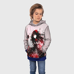 Толстовка-худи детская Рандеву с жизнью, цвет: 3D-синий — фото 2