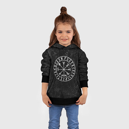 Детская толстовка Вегвизир / 3D-Черный – фото 4