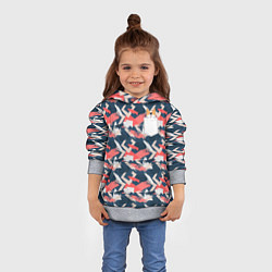 Толстовка-худи детская Друг в кармане, цвет: 3D-меланж — фото 2