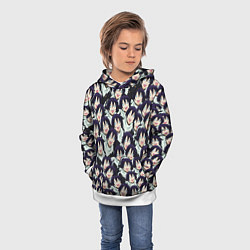 Толстовка-худи детская ЯТО БЕЗДОМНЫЙ БОГ, цвет: 3D-белый — фото 2