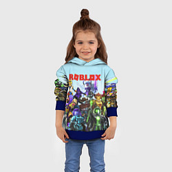 Толстовка-худи детская ROBLOX, цвет: 3D-синий — фото 2