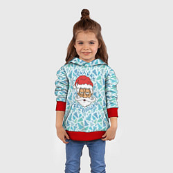 Толстовка-худи детская СтЁкЛ кАк ТрЕзВыШкО, цвет: 3D-красный — фото 2