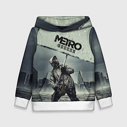 Толстовка-худи детская Metro Exodus, цвет: 3D-белый
