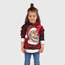 Толстовка-худи детская Кульный дед, цвет: 3D-белый — фото 2