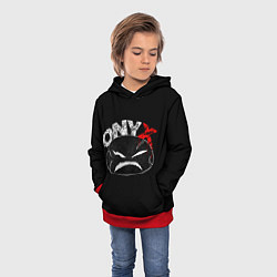 Толстовка-худи детская Onyx, цвет: 3D-красный — фото 2