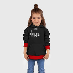 Толстовка-худи детская ANGEL, цвет: 3D-красный — фото 2