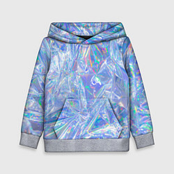 Толстовка-худи детская 3d ice glitch, цвет: 3D-меланж