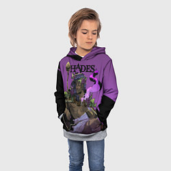 Толстовка-худи детская Hades - Дионис, цвет: 3D-меланж — фото 2