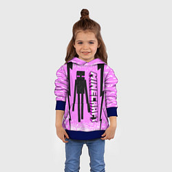 Толстовка-худи детская Minecraft, цвет: 3D-синий — фото 2